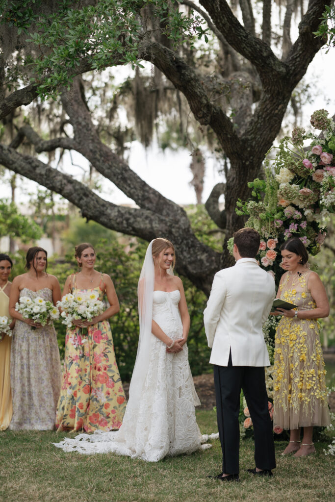 a mount pleasant spring wedding ceremony