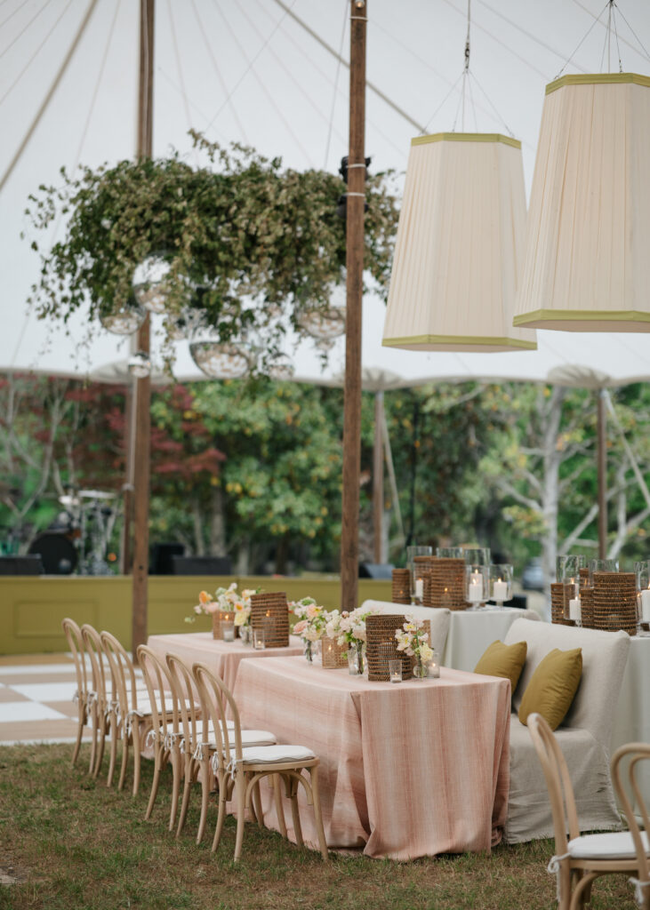 luxury tented wedding in the low country