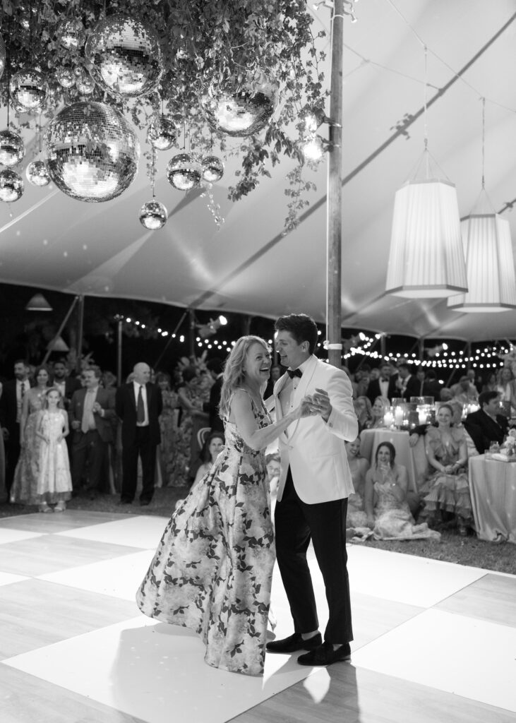 mother of the groom and groom dance